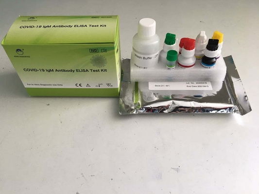Covid-19 IgG ELISA TEST KIT Format Kit Enzymgebundene Immunsorptionsprüfung