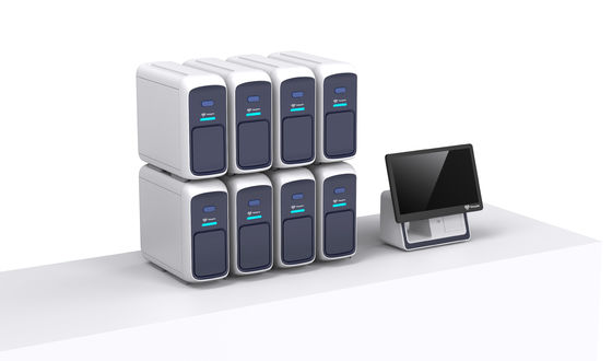 Echtzeit-PCR-System zur Erkennung von Atemwegserregern SARS-CoV-2, FluA, FluB, RSV, HAdV, MP, Analysegerät