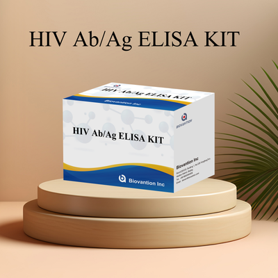 Biovantion IV. Generation HIV Ab Ag ELISA Kit mit hoher Empfindlichkeit und 96 Tests zur Früherkennung