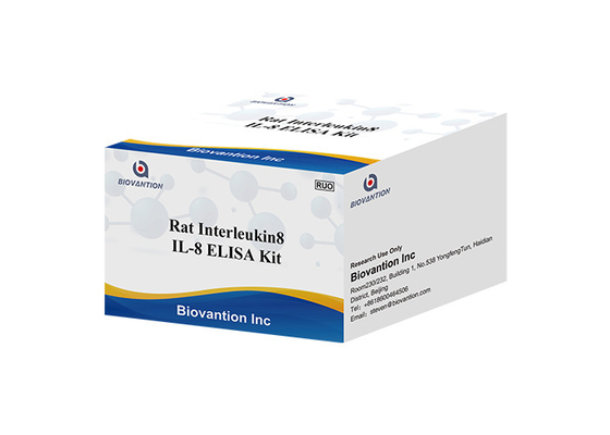 Ratte IL-8 Ligand 8 Elisa Kits CXCL8 Elisa Test Kits Chemokine (C-X-C Motiv) Interleukin-8