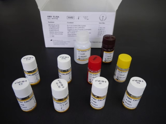 AMH ELISA TEST KIT für Serumplasma 2-3 Stunden Prüfung Zeit 2-8.C Lagertemperatur