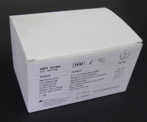 AMH ELISA TEST KIT für Serumplasma 2-3 Stunden Prüfung Zeit 2-8.C Lagertemperatur