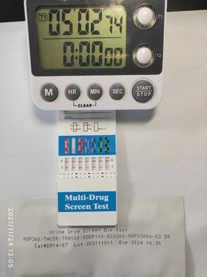 Rapid Immunoassay Detection Kit Human Immunodeficiency Virus MTD/OPI/OXY/PPX/THC Drogentest