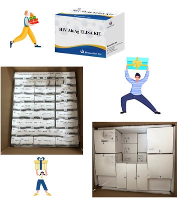 HIV Ab Ag Elisa Testkits mit 18 Monaten Haltbarkeit und hoher Empfindlichkeit/Spezifität