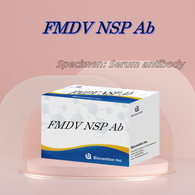 ELISA-Testsatz der Tierreihe FMDV NSP Ab Serum-Antikörperdiagnosegeräte für Tiere
