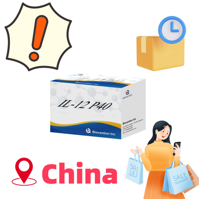 96 T Serum 98% Spezifität ELISA RUO Test Kit Mensch IL-12 P40