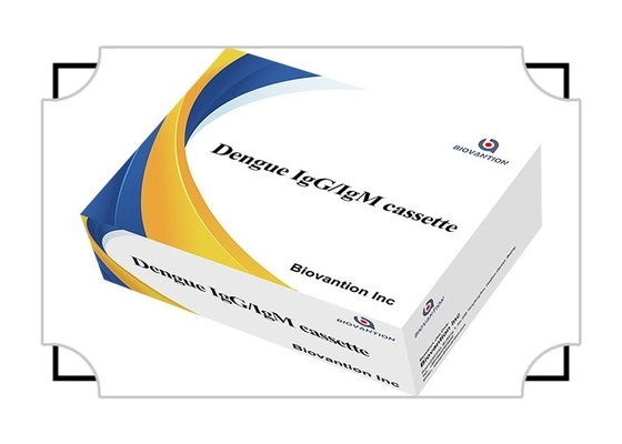 Haltbares Stabiles Dengue-N1 Ag Cassette Rapid Colloidal Gold Test für WB/S/P Probenergebnisse