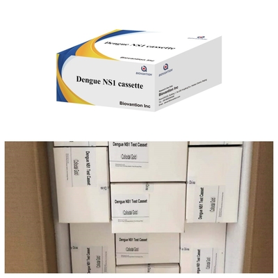 Haltbares Stabiles Dengue-N1 Ag Cassette Rapid Colloidal Gold Test für WB/S/P Probenergebnisse