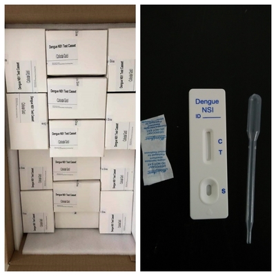 Haltbares Stabiles Dengue-N1 Ag Cassette Rapid Colloidal Gold Test für WB/S/P Probenergebnisse