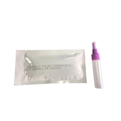 24 Monate Haltbarkeitsdauer Salmonella Typhoid Antigen Test S. Typhoid Cassett Kolloidal Gold Schnelltest Cassette