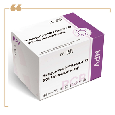 PCR-Erkennung Methode Monkeypox-Erkennung Reagenz Mpox-Virus PCR-Reagenz mit 48 Test
