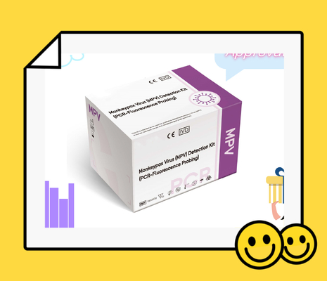 PCR-Erkennung Methode Monkeypox-Erkennung Reagenz Mpox-Virus PCR-Reagenz mit 48 Test