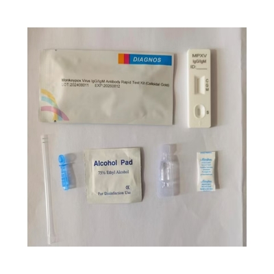 Monkeypox-Virus MPXV IgG/IgM-Antikörper-Schnelltest-Kit im menschlichen Serum Plasma oder Vollblut