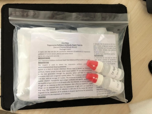 Nachweis von Gift kolloidalem Gold Rapid Test für SYP Antikörper Kassette Band