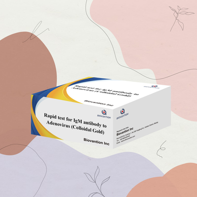 Hochempfindlicher Adenovirus IgM-Schnelltest Kolloidgold-Schnelltest für Mediziner