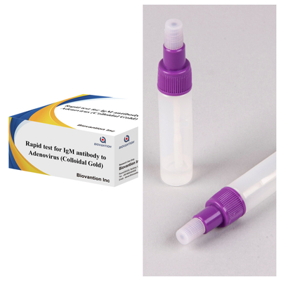Hochempfindlicher Adenovirus IgM-Schnelltest Kolloidgold-Schnelltest für Mediziner
