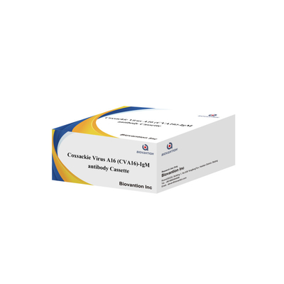 Coxsackie-Virus A16 CVA16-IgM Antikörper-Kassette WB/S/P Kolloidgold-Schnelltest