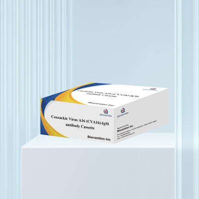 Coxsackie-Virus A16 CVA16-IgM Antikörper-Kassette WB/S/P Kolloidgold-Schnelltest