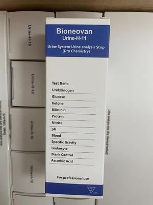 Urinanalyse Teststreifen Trockene chemische Methode Urin-H-11 Urin-H-10 Urin-H-8