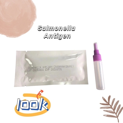 Salmonella-Antigenempfindlichkeit Kolloidgold-Schnelltestkassetten-Reagenz für den menschlichen Gebrauch