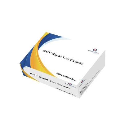 Fabrikpreis Empfindlichkeit 5-15 Minuten HCV Ab Strip Cassette Test Kit für schnelle Ergebnisse