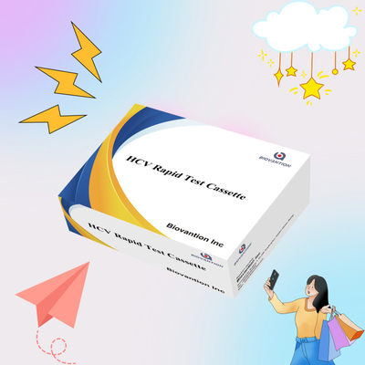 Fabrikpreis Empfindlichkeit 5-15 Minuten HCV Ab Strip Cassette Test Kit für schnelle Ergebnisse