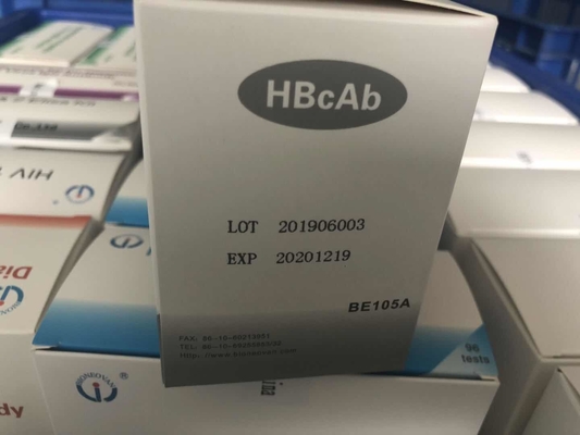 Warmverkauf Diagnosereagenz für den menschlichen Gebrauch mit 96 Test Hbc Antikörper HBcAb Elisa Kit
