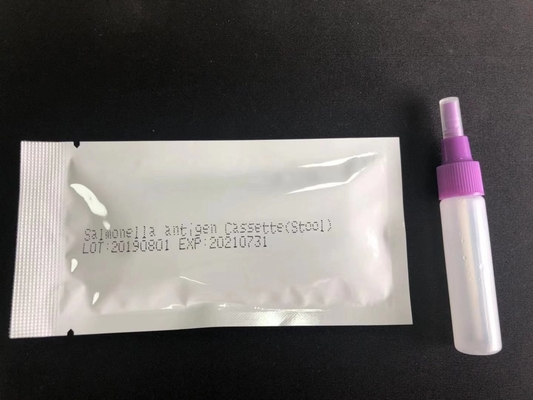 Salmonella IgG/IgM-Schnelltestkassette S. Typhus Einfach zu bedienendes Diagnosetest-Kit