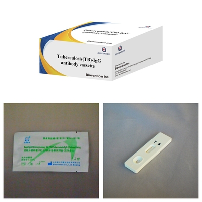 Warm verkauftes Schnelltestreagenz Tuberkulose/Tuberkulose Kolloidgold-Schnelltest-Kit für den Menschen mit 25 Tests