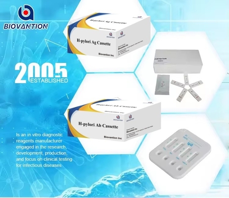 H. Pylori-Antikörper Ab Rapid Test Strip Kit Diagnosekit zur Erkennung der Helicobacter Pylori-Infektion