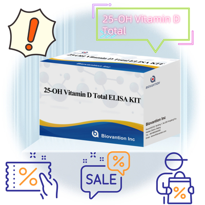 25-OH-Vitamin-D-Elisa-Test-Kit empfindlich für die quantitative Messung von 25-Hydroxy-Vitamin-D-Spiegeln im Serum oder Plasma