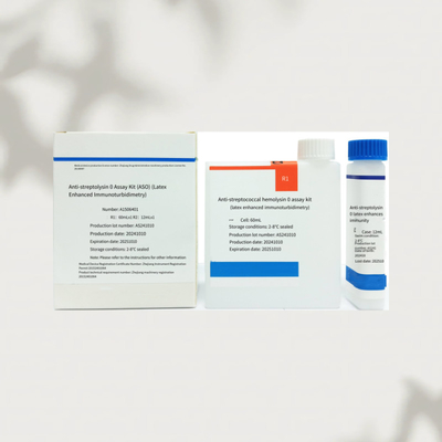 Sensitiv genaues Anti-Streptolysin-O-Reagenz-ASO-Test-Kit für präzise Analytenmessungen