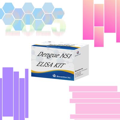 18 Monate Haltbarkeitsdauer Dengue IgM ELISA-Test-Kit mit hoher Empfindlichkeit und 96 Tests/Kit zur Krankenhaus-Labordiagnostik