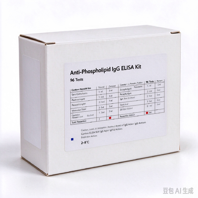 Human Anti Phospholipid IgM ELISA Kit 96-Well Format 2-8°C Storage 18-Month Shelf Life