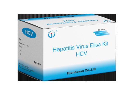 Für Labor- oder Krankenhaus-Antikörper gegen das Hepatitis-C-Virus Elisa-Test-Kit