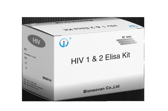 HIV Elisa Test Kit Haltbarkeitsdauer 18 Monate Elisa Test mit hoher Empfindlichkeit und Spezifität