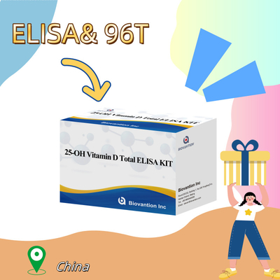 25-OH-Vitamin-D-Elisa-Test-Kit empfindlich für die quantitative Messung von 25-Hydroxy-Vitamin-D-Spiegeln im Serum oder Plasma