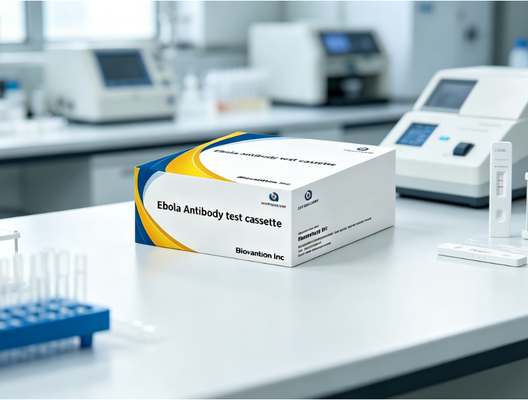 Ebola-Virus-Schnelltest-Kit mit hoher Empfindlichkeit und Kolloidal-Gold-Methode für 15 Minuten Ergebnisse
